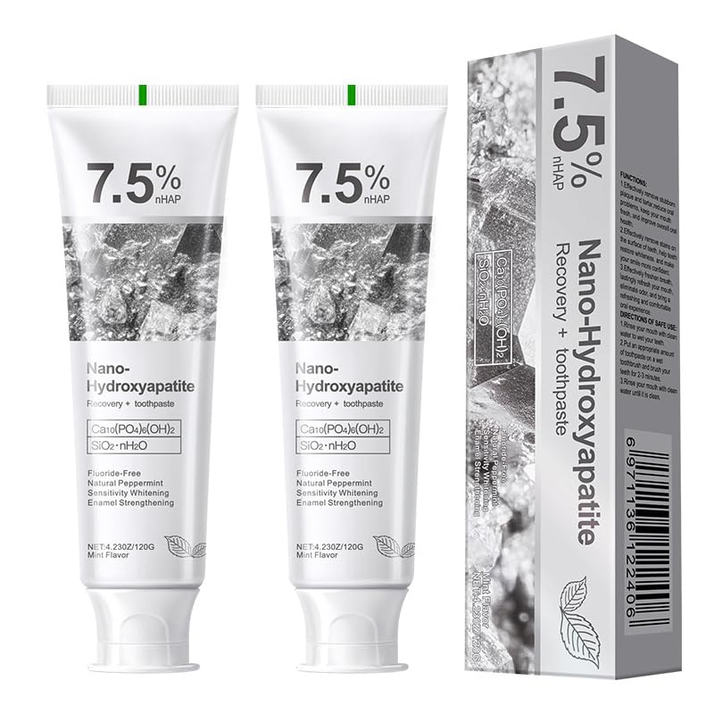 GEELIKE Nano Hydroxyapatite toothpaste tube with mint label