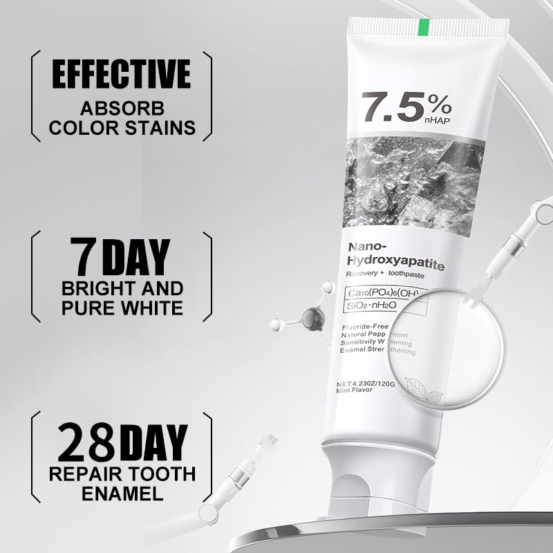 Fluoride-free toothpaste for sensitive teeth