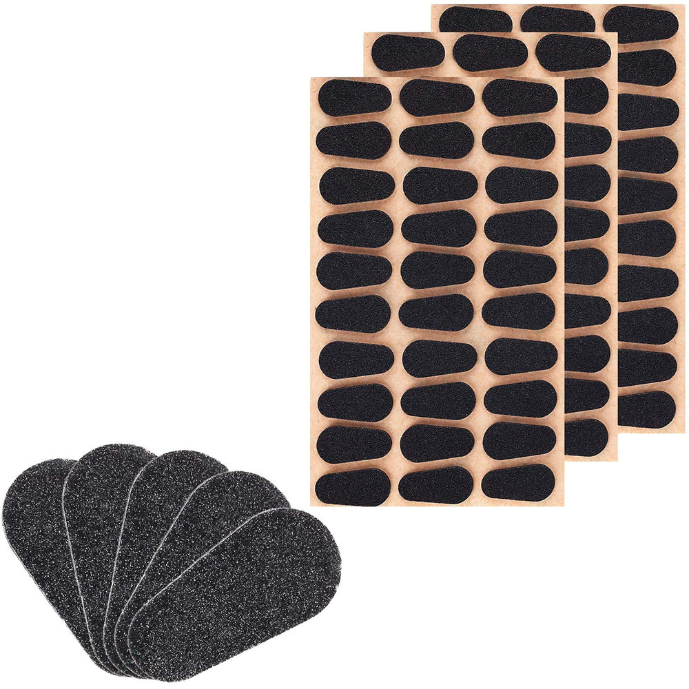 Gejoy 45 pairs soft foam nose pads - self-adhesive anti-slip for glasses (black) - pad close-up