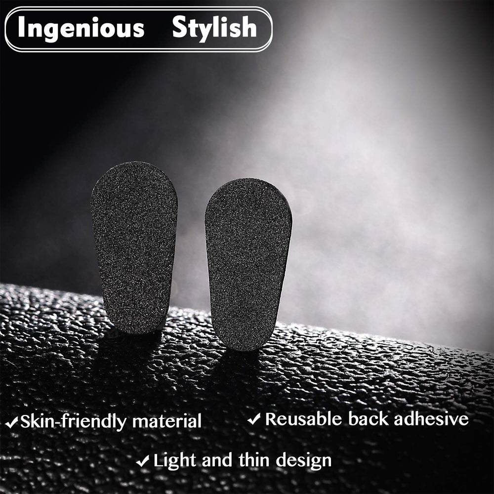 Foam nose pads for sunglasses and glasses - lightweight cushioning (black)