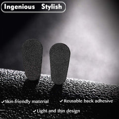 Foam nose pads for sunglasses and glasses - lightweight cushioning (black)