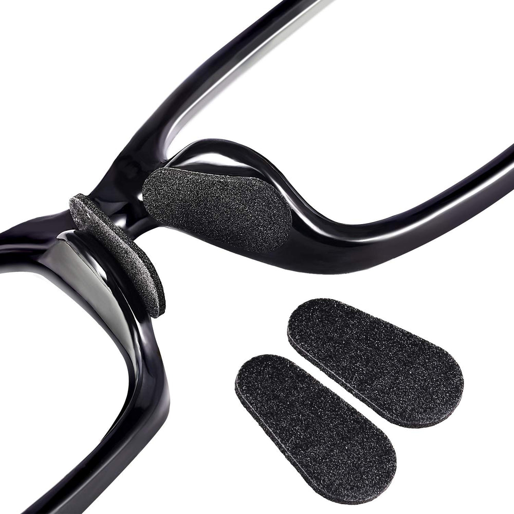 Pack of 45 pairs foam nose pads for glasses (black)