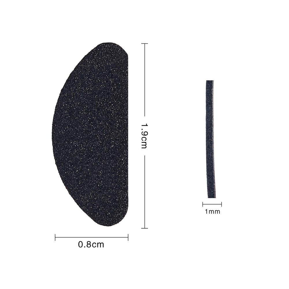 Gejoy foam nose pads attached to a plastic frame glasses