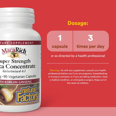 Gelatinized maca extract for high bioavailability