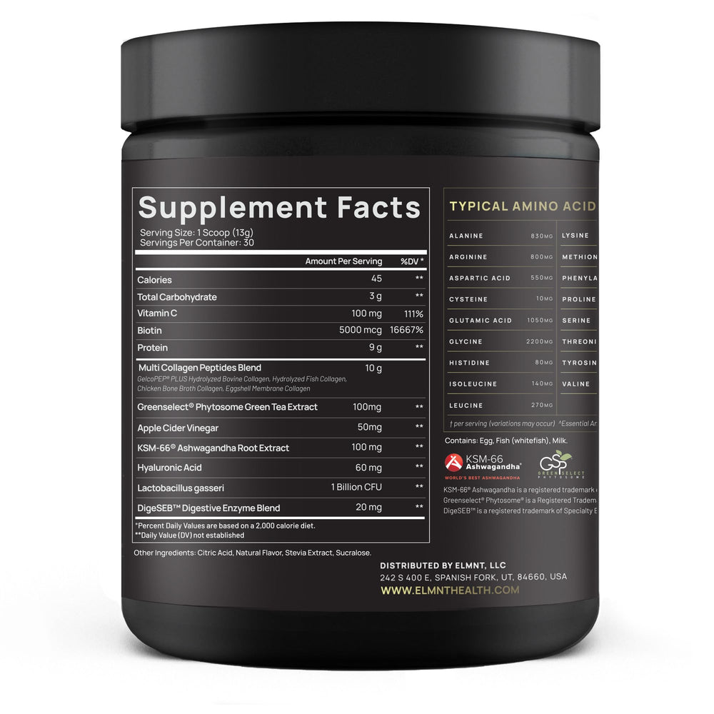 Multi-collagen peptides blend types 1-10 with GelcoPEP Plus