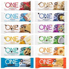 Generic ONE Protein Bars sampler front view for quick fueling