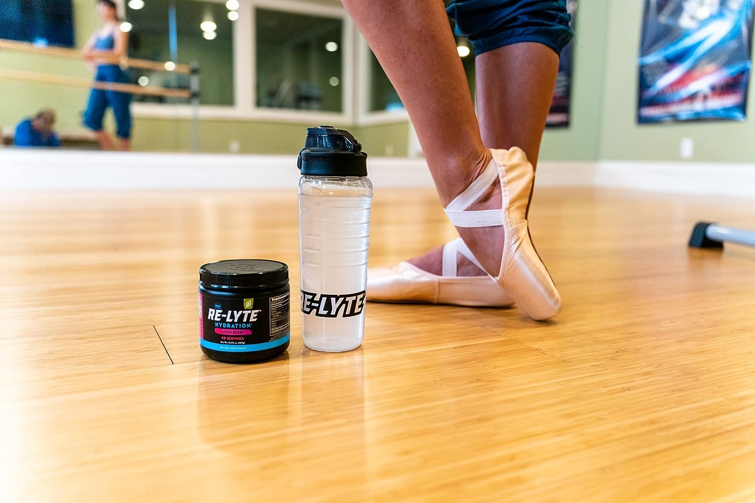 Generic Re-lyte Mixed Berry drink in a glass for daily hydration