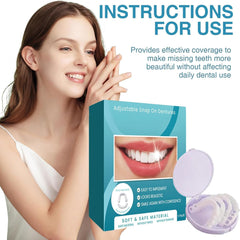 Standard and adjustable silicone denture pair