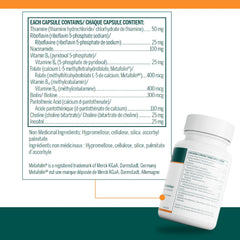 Close-up of Active B Complex capsules