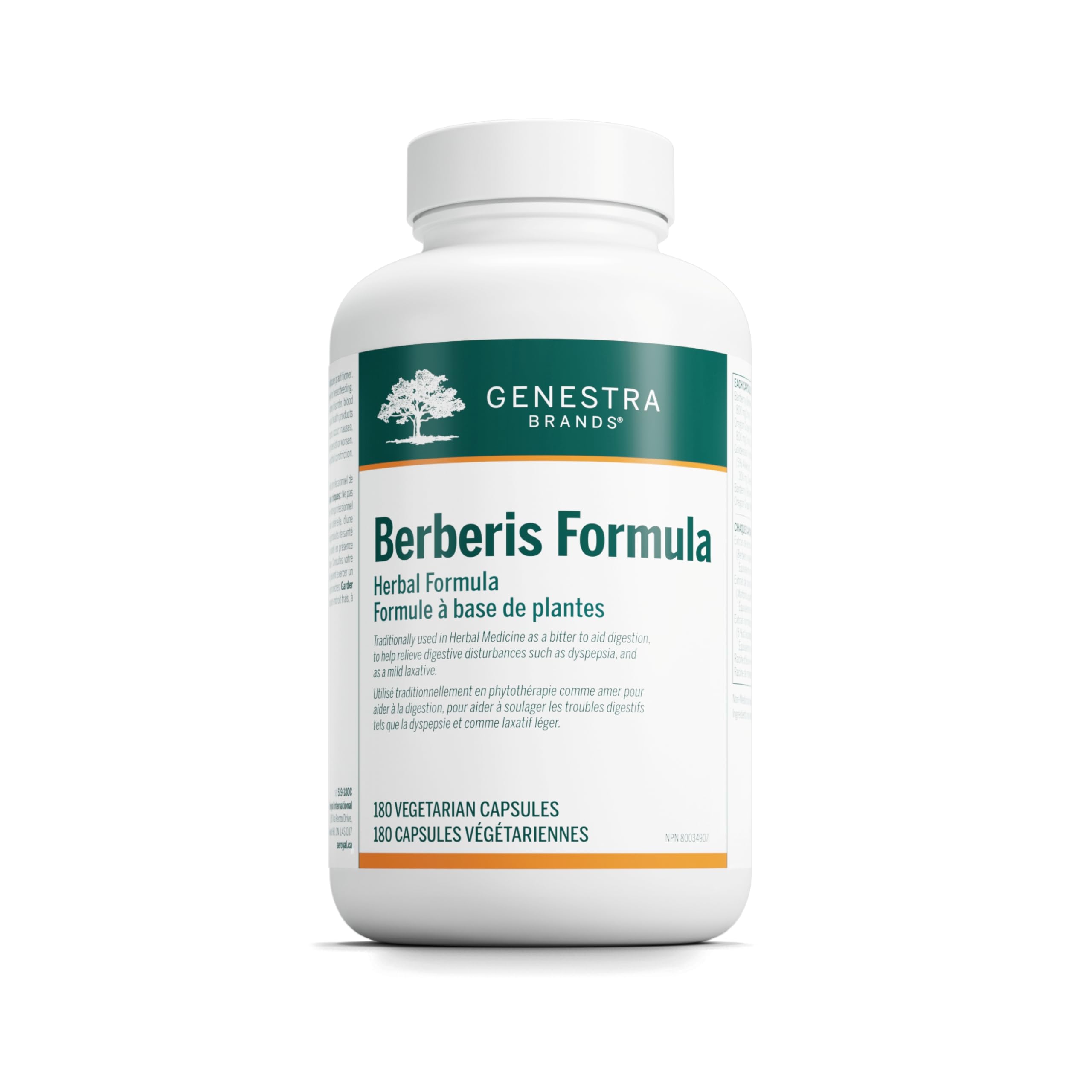 Genestra Berberis Formula bottle label