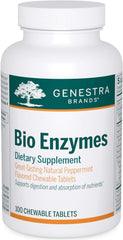 100 chewable tablets box of Genestra Bio Enzymes