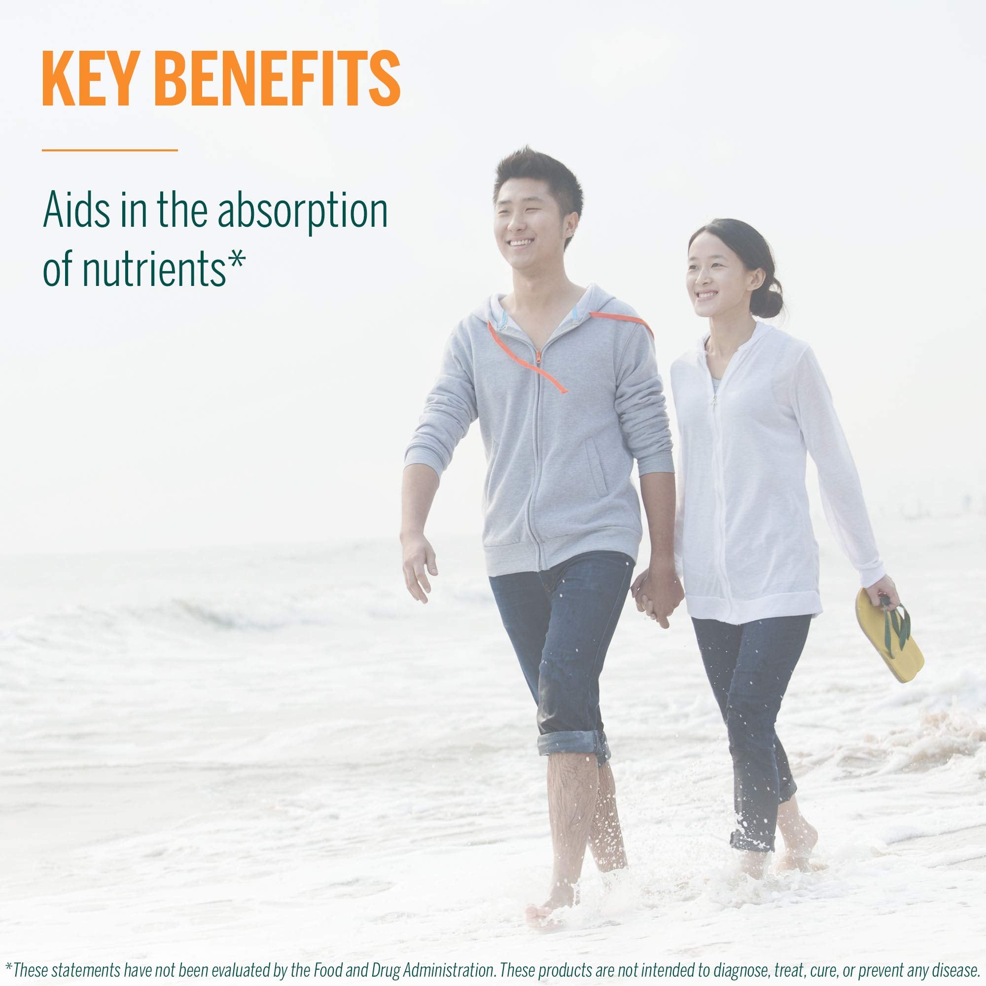 Peppermint-flavored Genestra Bio Enzymes chewable product shot