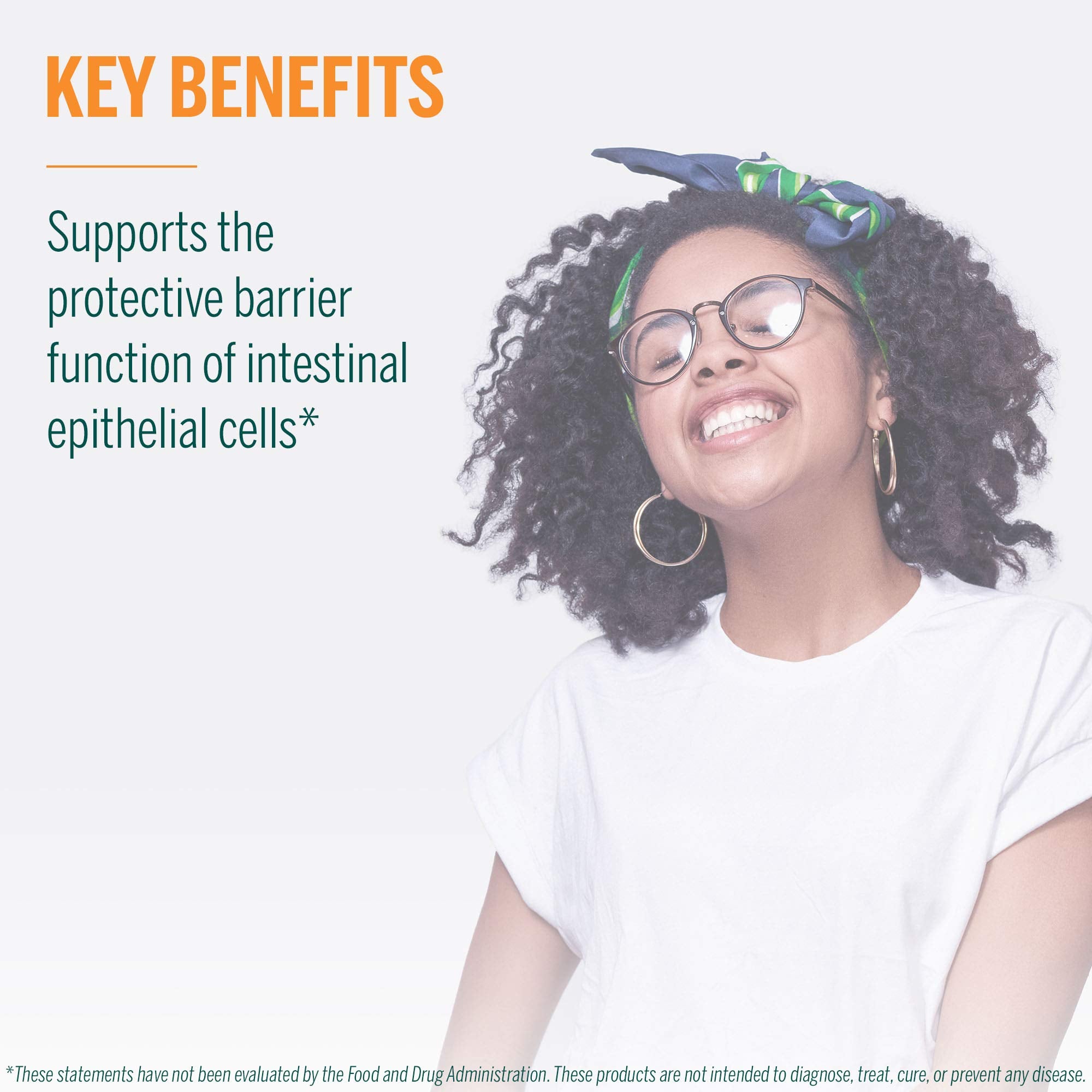 Side view of Genestra Butyrate Complex bottle