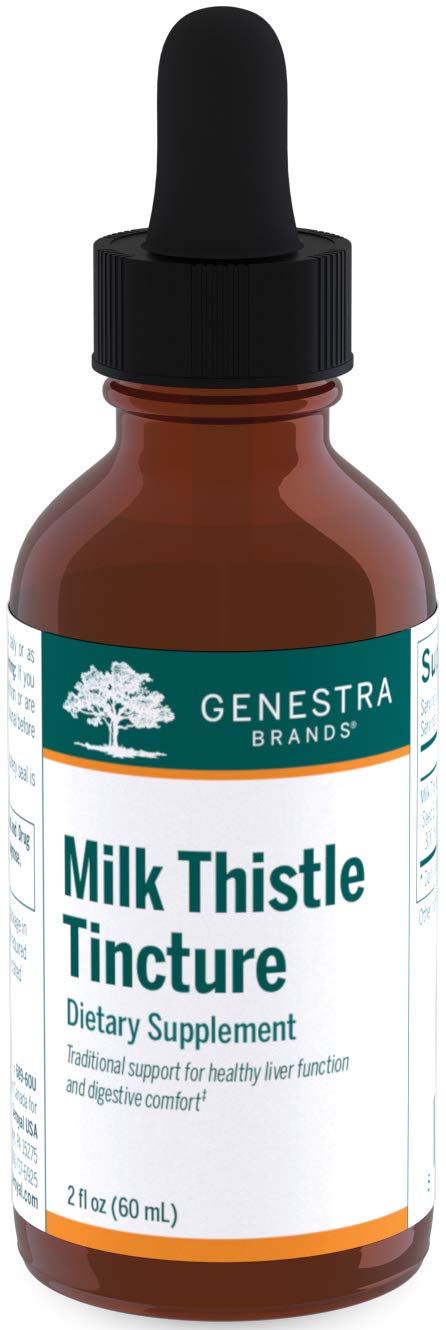 Genestra Milk Thistle Tincture 2 oz bottle