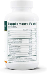 Close-up of Genestra Multi EFA Capsules label