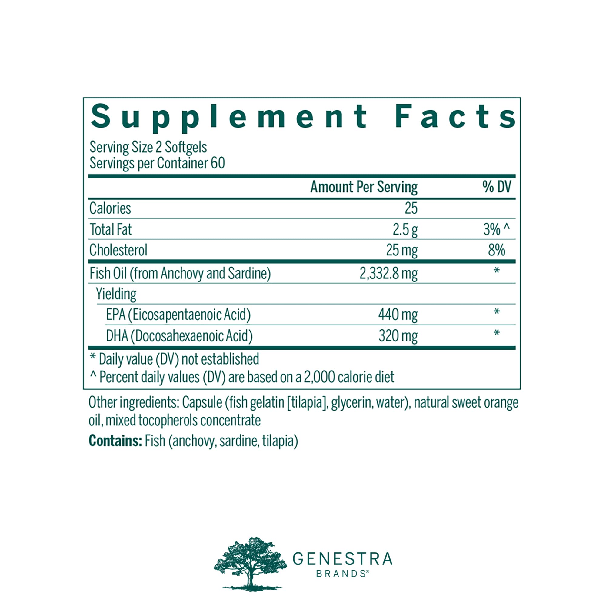 Close-up of Genestra Super EFA softgel capsules