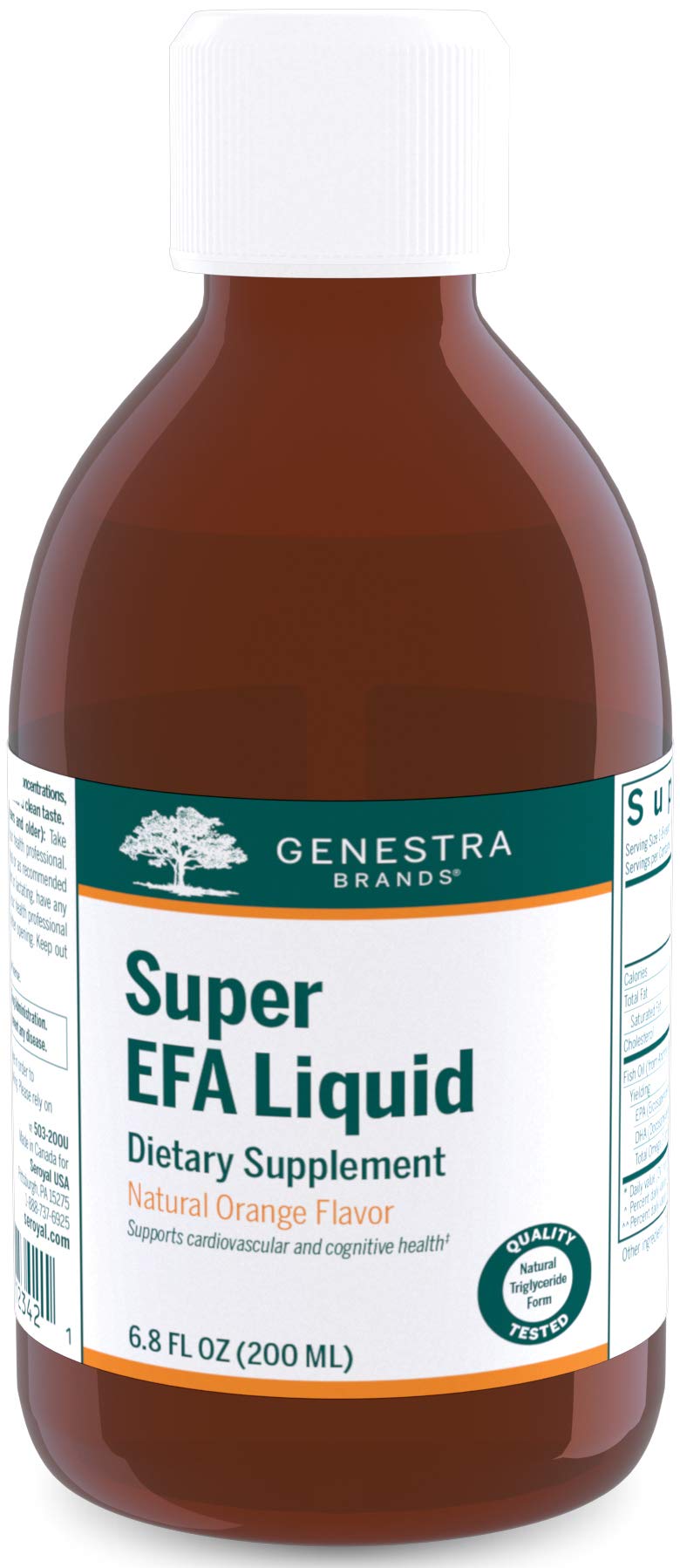 Genestra Super EFA Liquid bottle front view
