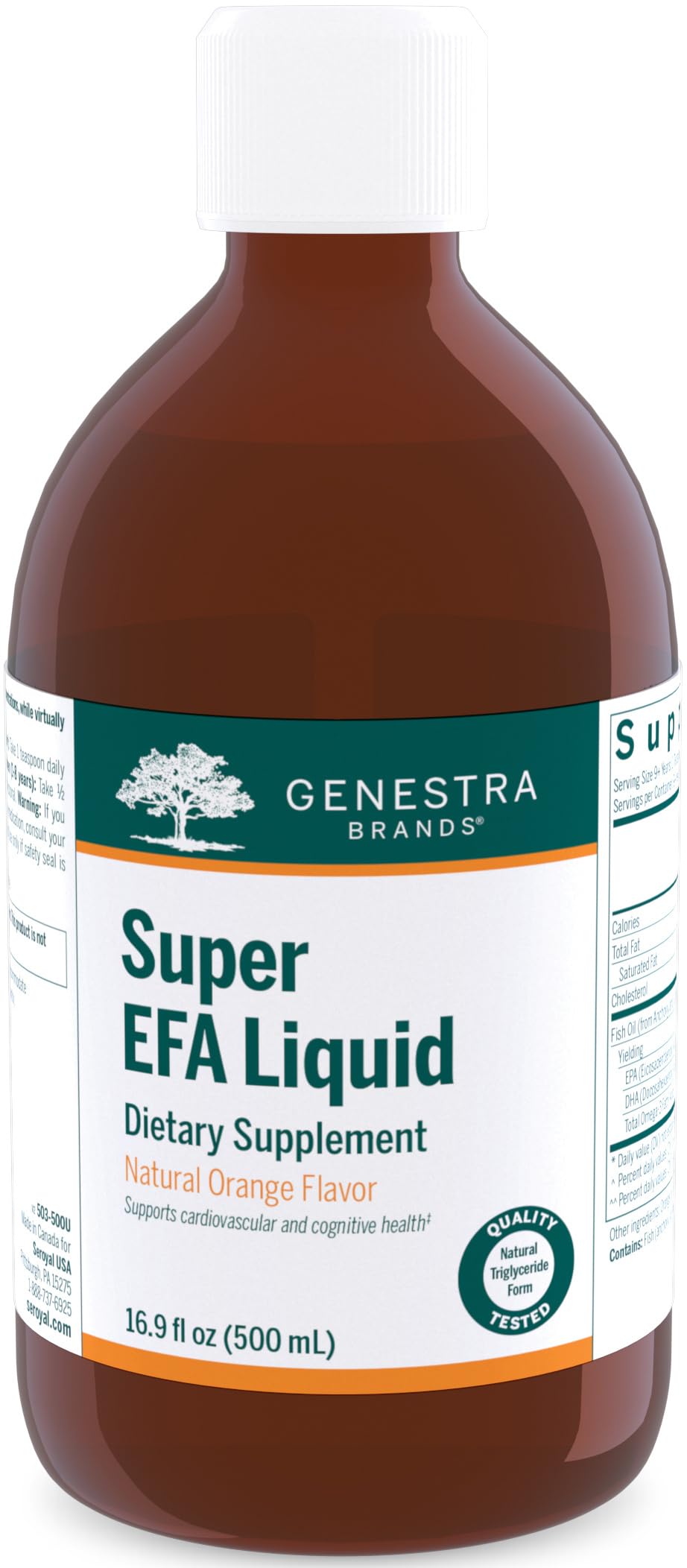 Genestra Super EFA Liquid bottle front view
