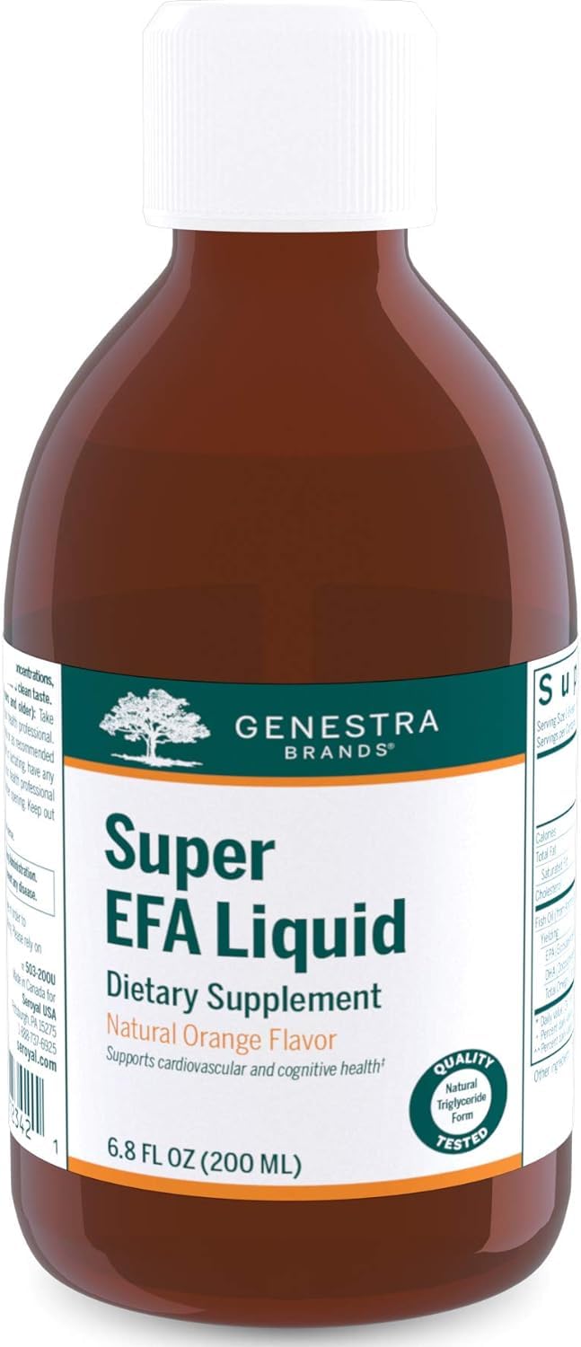 Nutritional label of Genestra Super EFA Liquid
