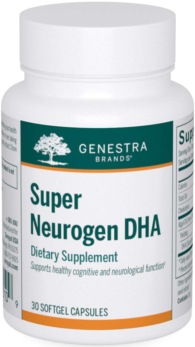 Genestra Super Neurogen DHA bottle label