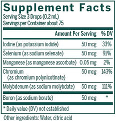 Dropper releasing liquid drops from the bottle