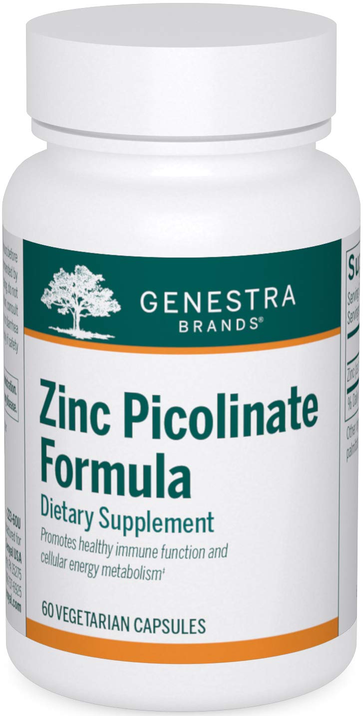 Genestra Zinc Picolinate Formula bottle front view