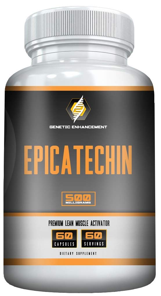 Genetic Enhancement Epicatechin packaging box communicates quality and trackable dosing options