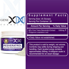Measuring spoon with Genex Trans Resveratrol powder