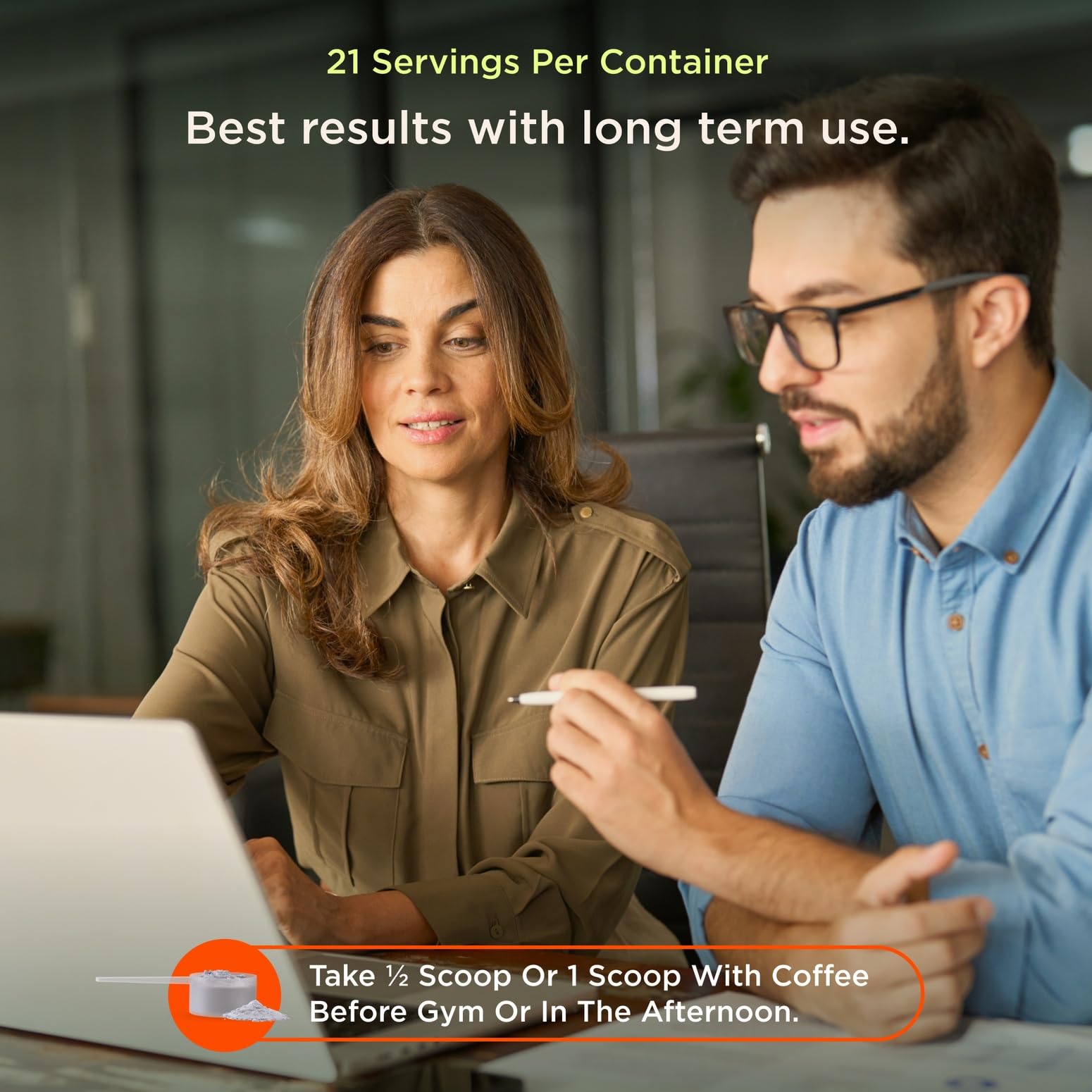 Nutrition panel for Genius BCAA Powder Orange