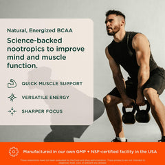 Cognizin ingredient on Genius BCAA Powder label