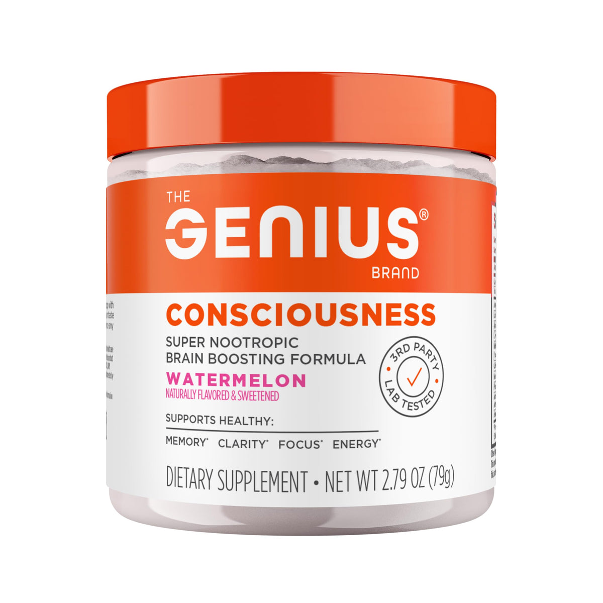 Genius Consciousness premium nootropic powder bottle and packaging