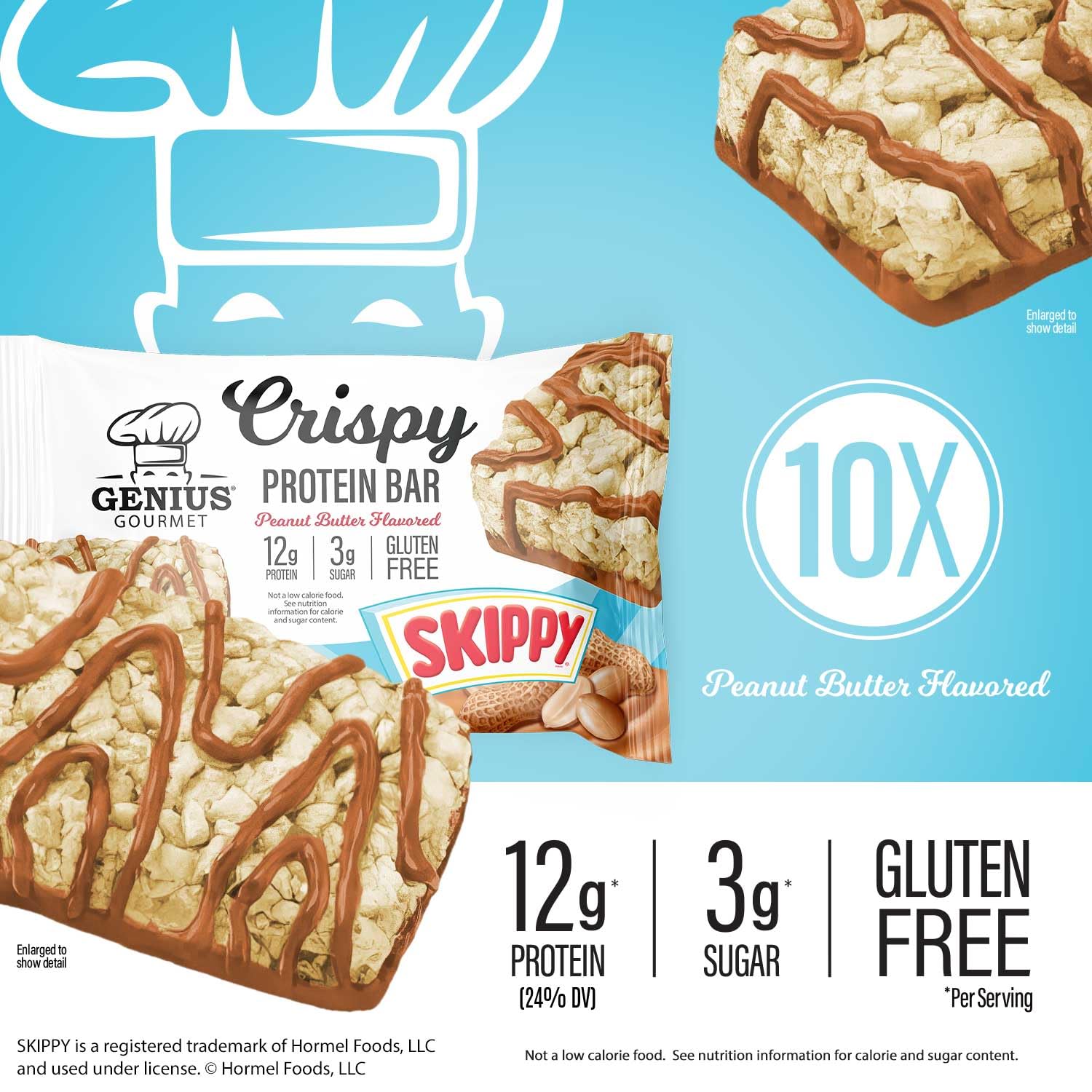 Nutrition highlights: 12g protein per serving, gluten free