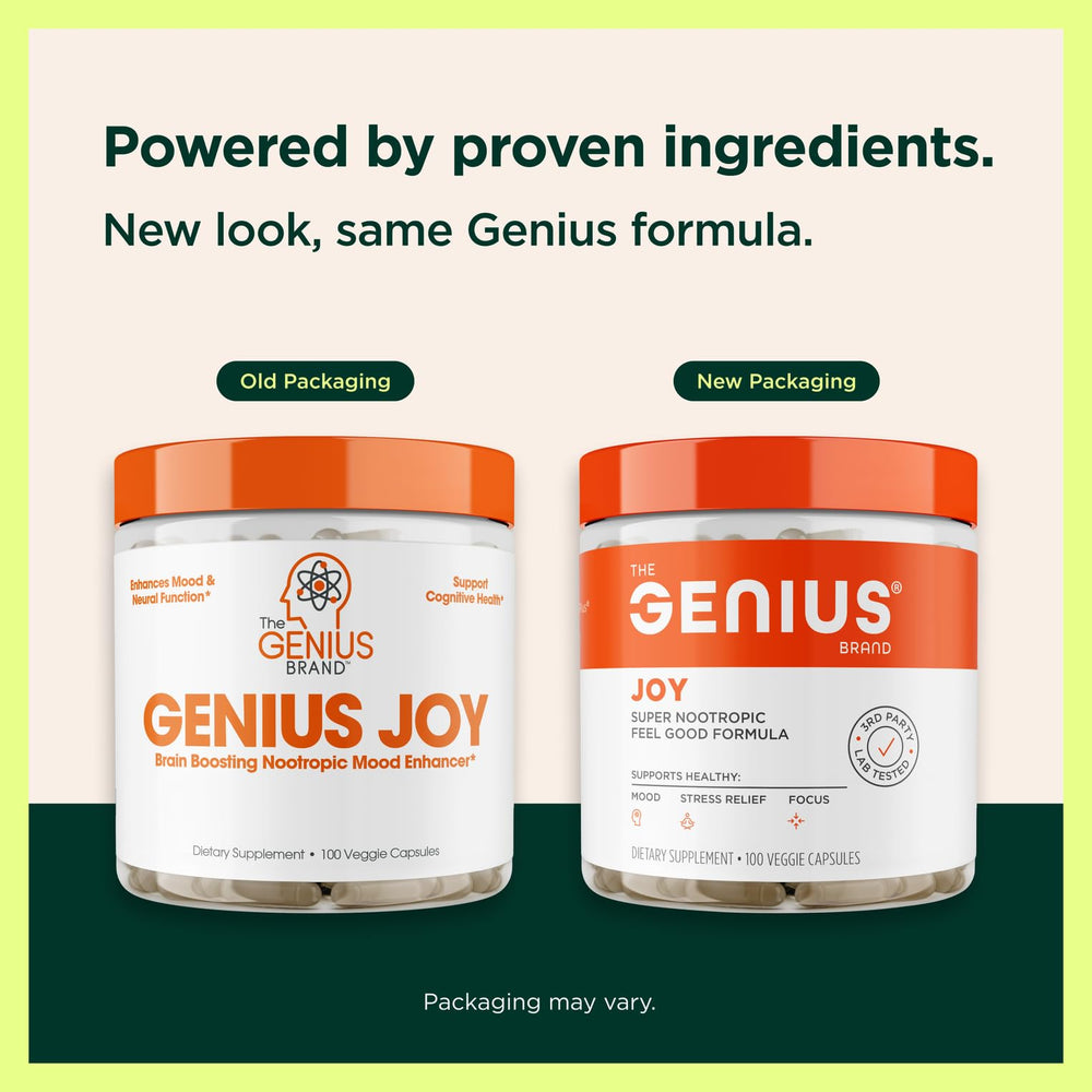 Genius Joy bottle close-up