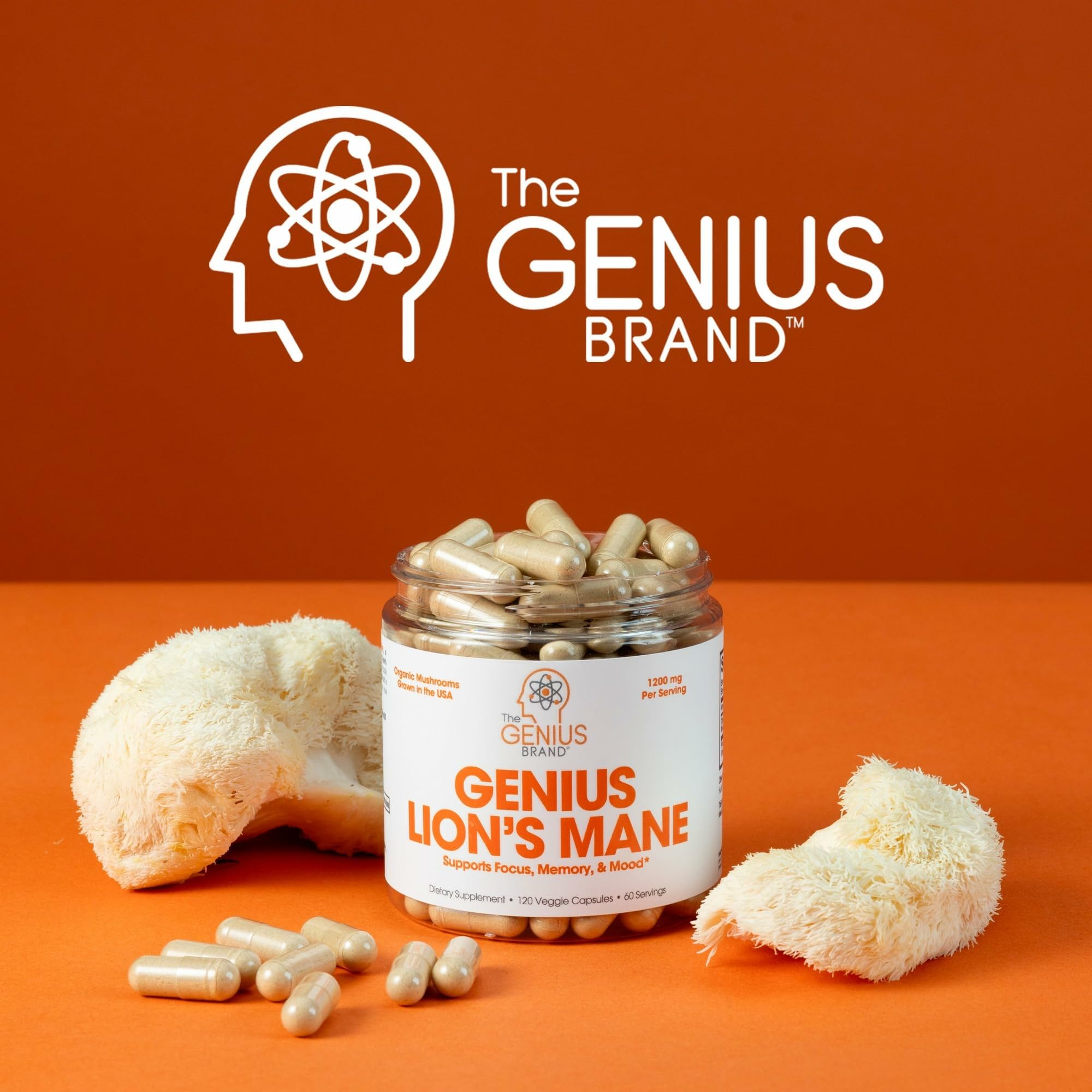 Memory and brain health emphasis for Genius Lion's Mane