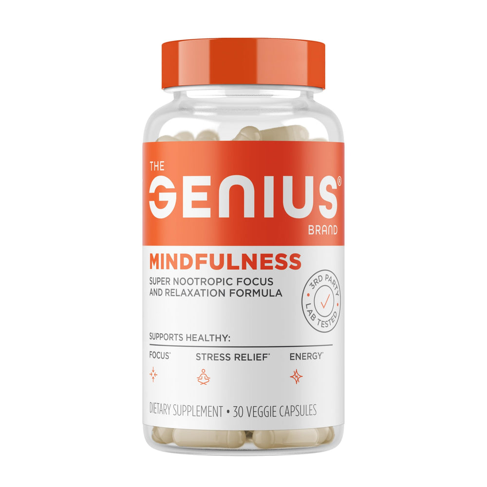 Hero image of Genius Mindfulness bottle