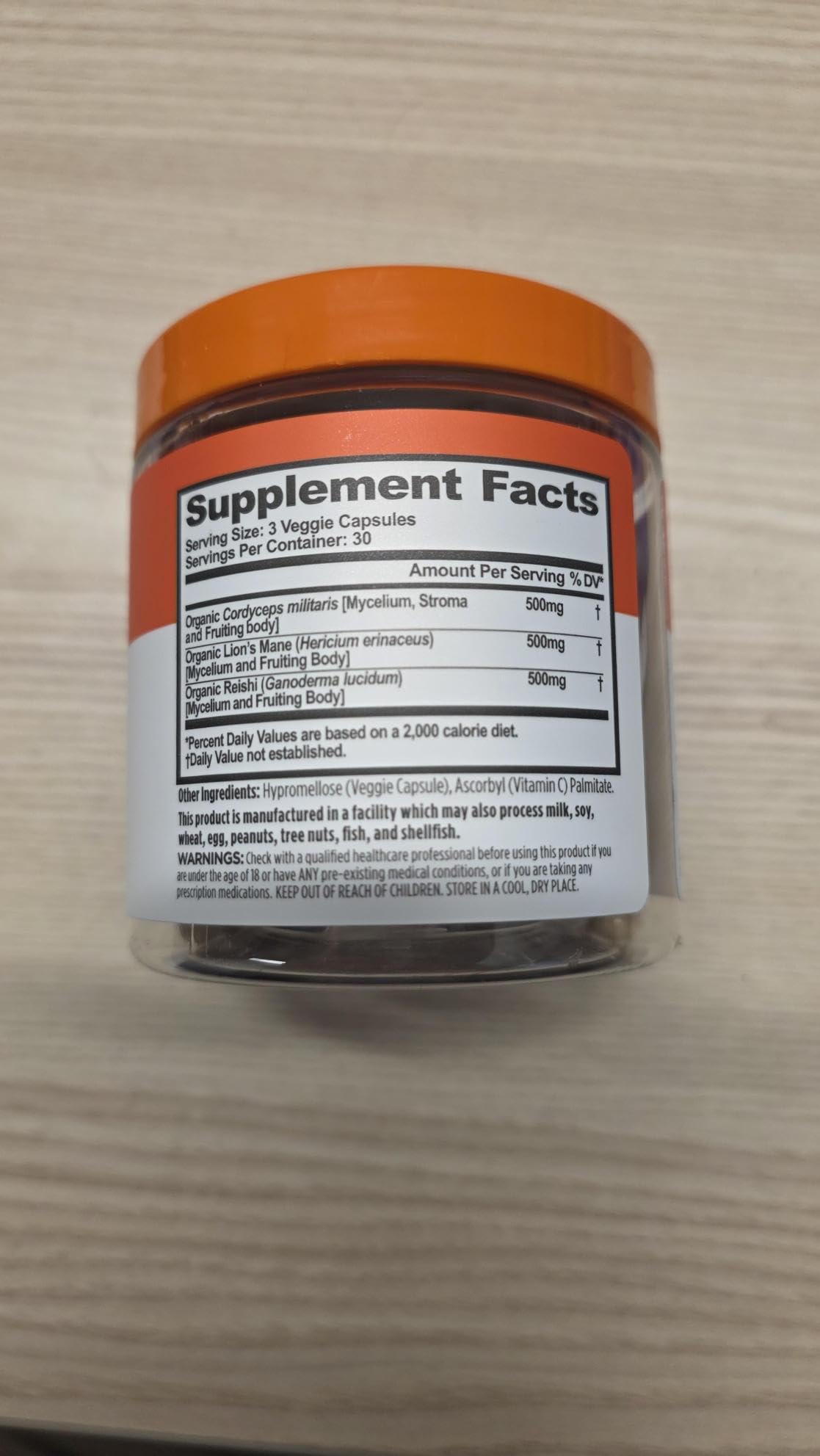 The Genius Brand Genius Mushrooms product line card