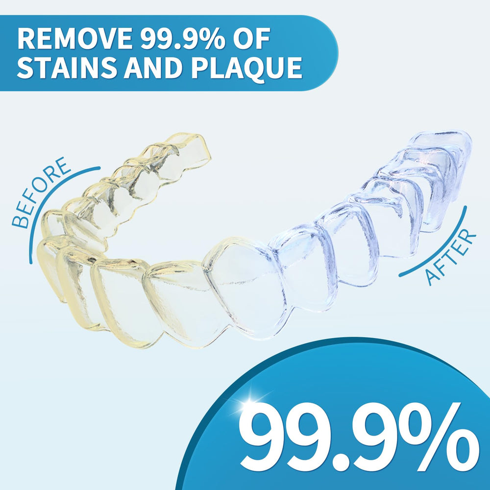 Tablets for Invisalign and other dental appliances cleaning