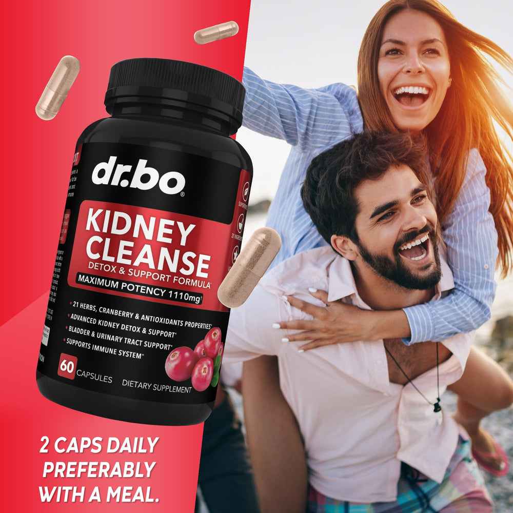 Gentle daily kidney cleanse capsules for urinary tract health