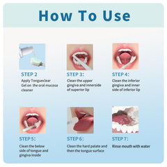 Gentle flavor TongueCLEAR gel for bad breath