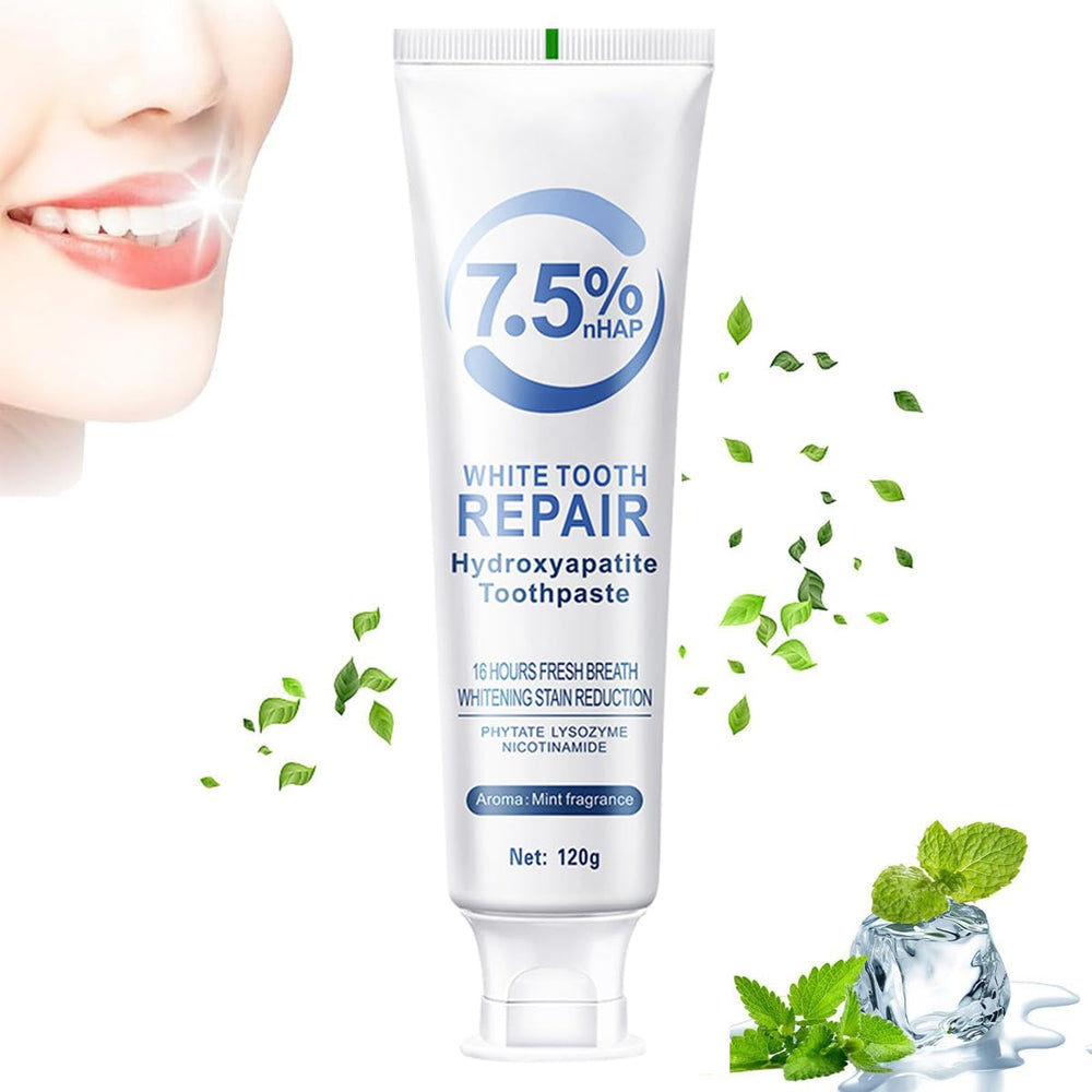 Mint-flavored toothpaste providing fresh breath