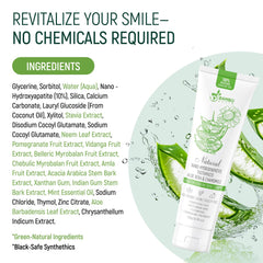 Gentle, non-abrasive toothpaste that fights plaque and protects enamel