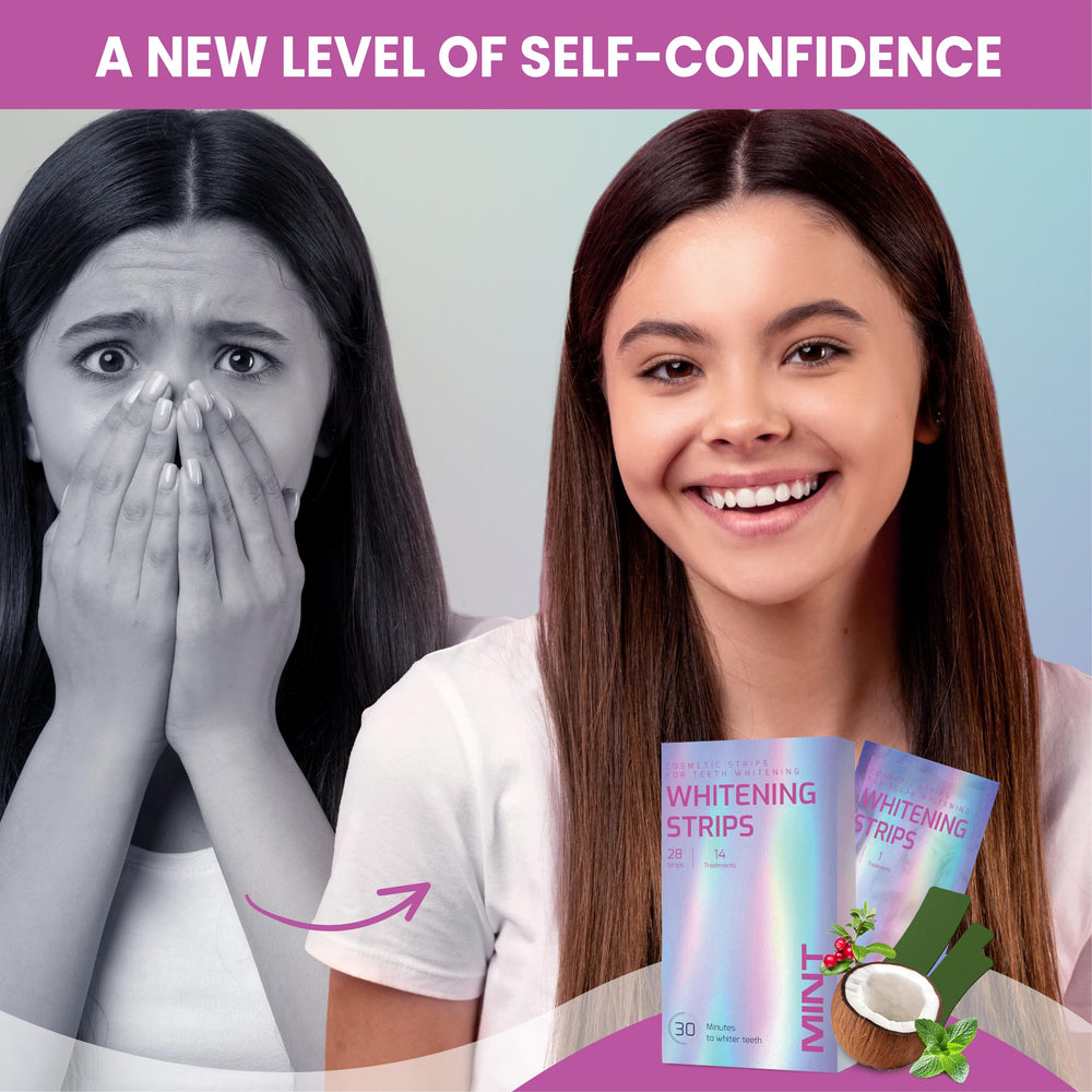 Product usage guide for Gentle Teeth Whitening Strips