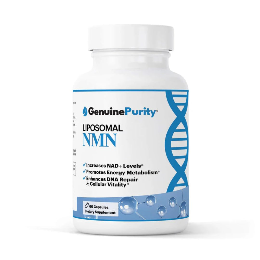 GenuinePurity Liposomal NMN bottle with 60 capsules