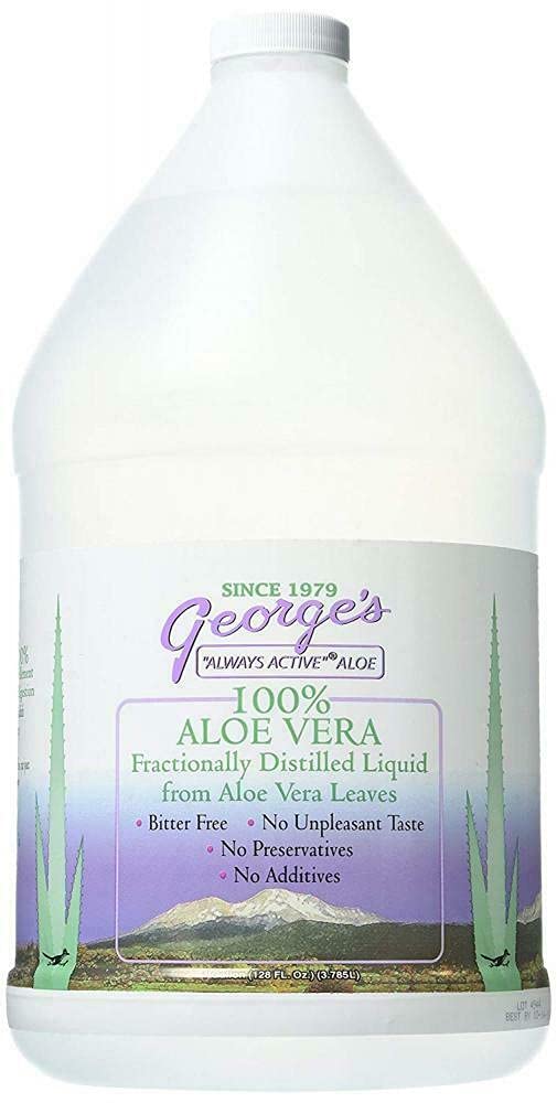 George's Always Active Aloe Vera 128 fl oz bottle front view