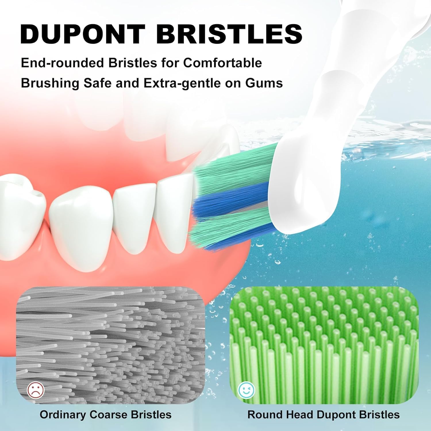GERAGER bristles made from durable food-grade material
