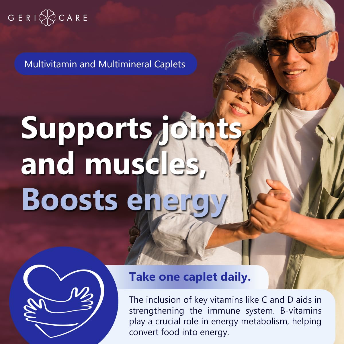 GeriCare Thera M Multivitamin Caplets packaging