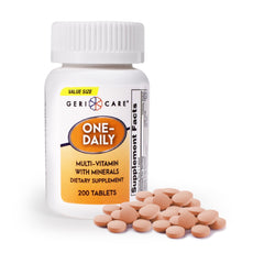 GeriCare One-Daily Multivitamin and Minerals bottle – front view