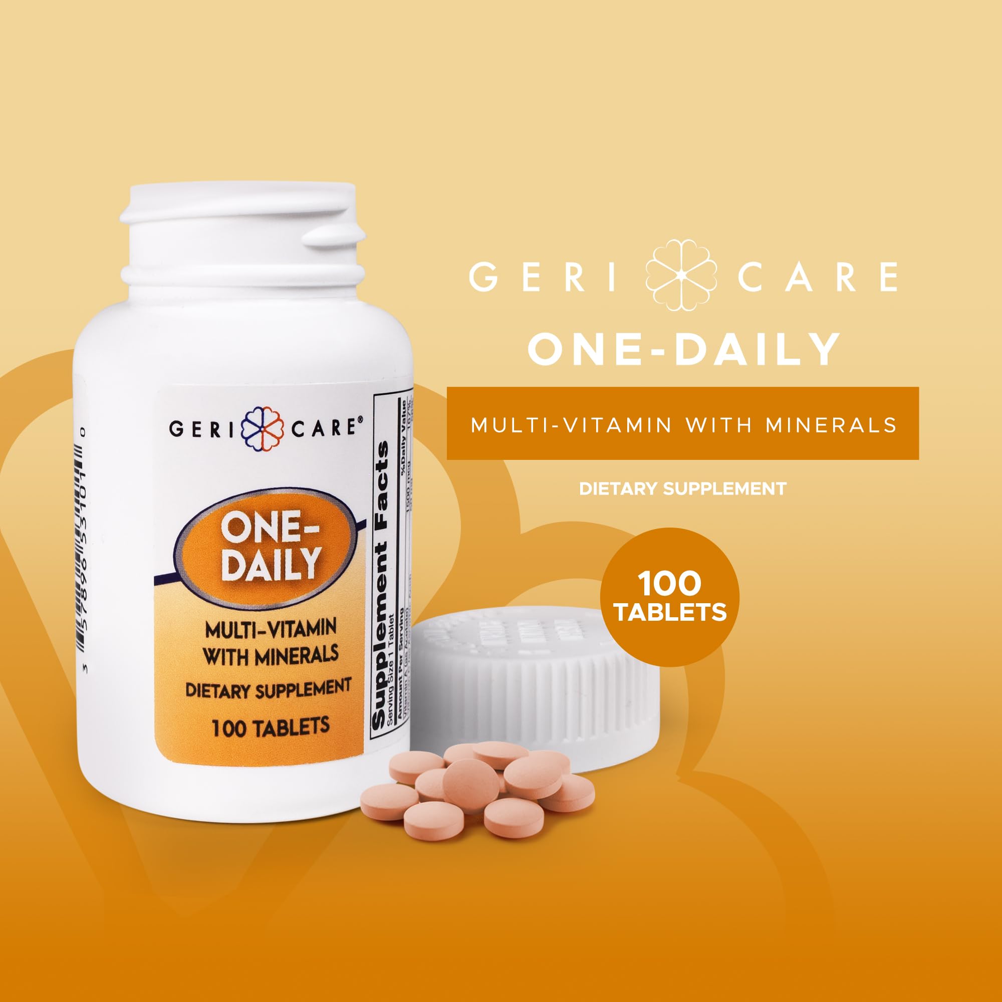 GeriCare One-Daily Multivitamin packaging box