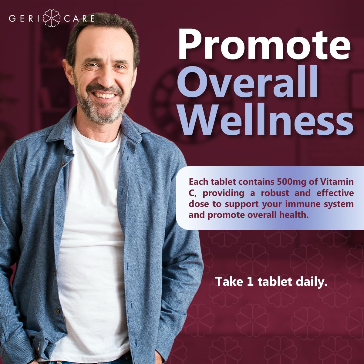 GeriCare Vitamin C 100-count packaging