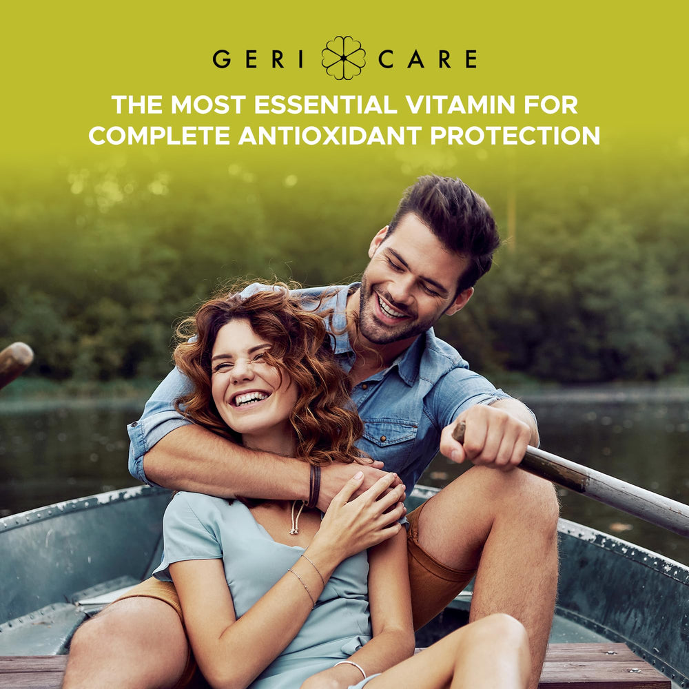 Dosage guide showing daily Vitamin E intake